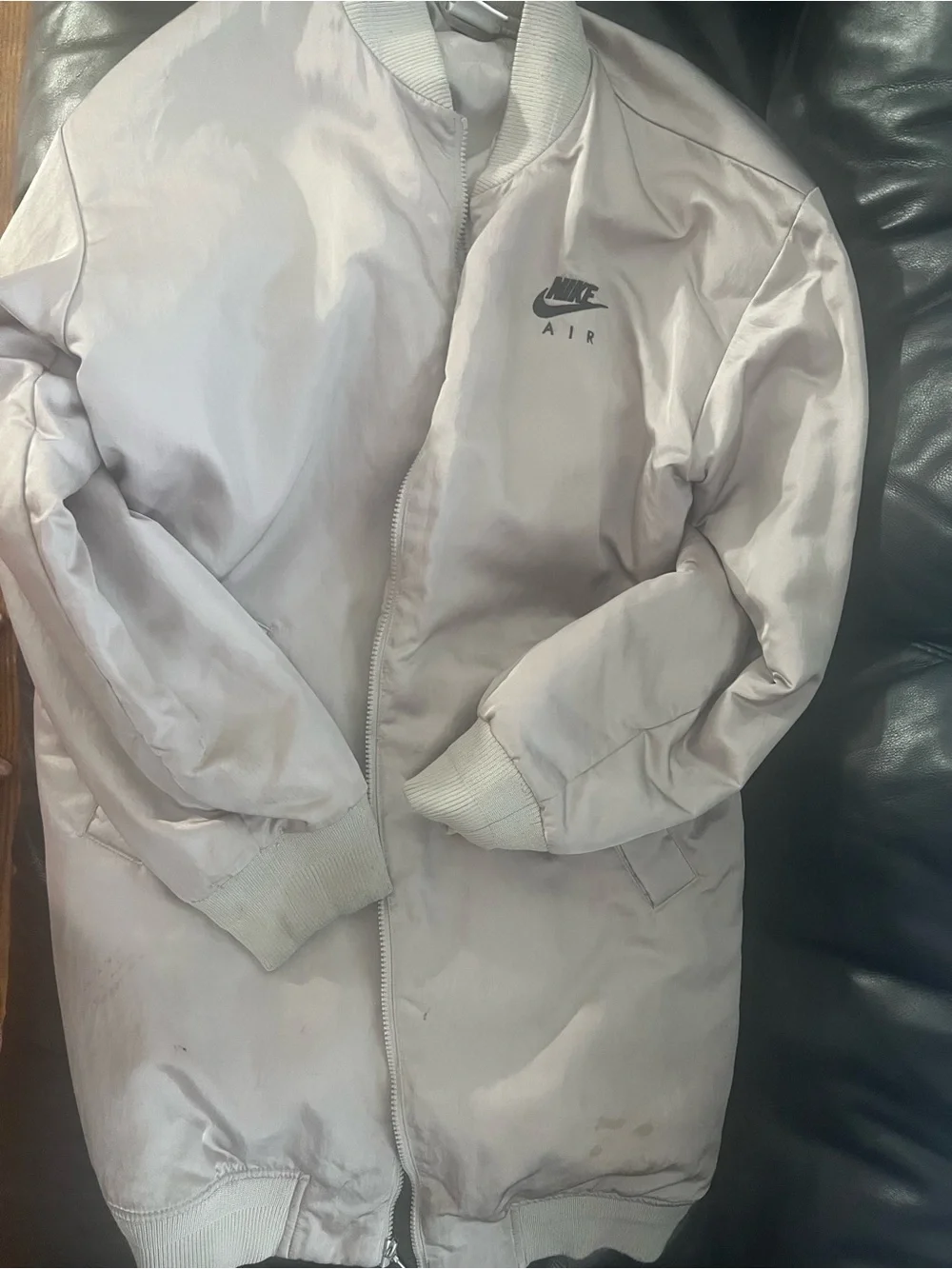 Nike satin bomber